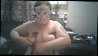 Video 1579979063: tits bbw chubby, chubby bbw amateur, tit bbw solo, bbw toys solo, submissive slave training, humiliation submission, clamped slave, fetish submission, bbw solo play, solo female bbw, chubby bbw mature, chubby bbw brunette, pig humiliated, masked submissive, submission self