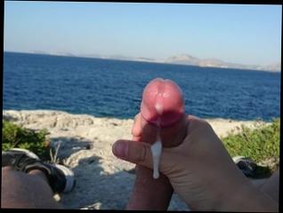 Video 1302200304: public masturbation cum, public beach cum