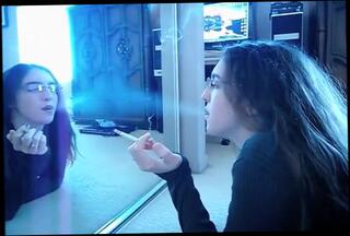 Video 270942904: smoking fetish solo, solo girl, solo female, exotic amateur smoking