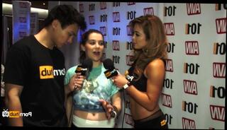 Video 122099403: mia lelani, kasey warner, big tits asian pornstar, pornstar interview, fake tits asian, pornstar behind, funny tits