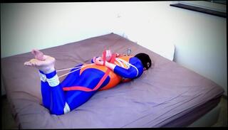Video 1501943003: bdsm bondage fetish, bondage amateur bdsm, self bondage hogtie, catsuit bondage