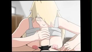 Video 1376163085: anime toon, toon cartoon, anime head, sucking step dads cock