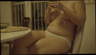 Video 1653901243: fetish solo, amateur solo female, belly chain, eating fetish, amateur stuffed
