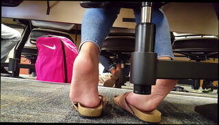 Video 1524330705: feet shoeplay, woman feet, candid shoeplay, candid feet soles, filipina feet