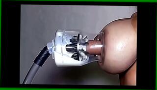 Video 1658496805: lactating milk breasts, pumping breast milk, sucking breast milk, milking nipples sucked, long milking, milking huge