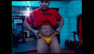 Video 1458136495: solo masturbation, bodybuilder solo