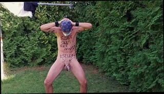 Video 1657496615: bdsm slave punishment, gay humiliation slave, cage humiliation, humiliate male slave, cage dildo, humiliates skinny, penis cage outdoor, slut public humiliated, humiliate naked, humiliation dirty, striptease dildo, humiliation party, humiliated white