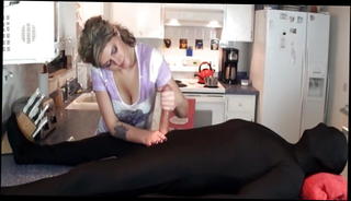 Video 728147501: domination cum, dominated big cock, dominated teen, dominates straight, hand domination, girl handjob, kitchen handjob, handjob young