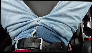 Video 1598482975: pee jeans wetting, car pee