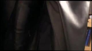 Video 72660801: sexy softcore, softcore beauty, softcore brunette, black softcore, sexy black straight, sexy black leather, leather woman, thigh high boots, sexy ebony beauty, clothed woman, woman wears