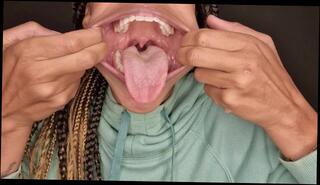 Video 1588078453: wide open, fetish solo, amateur solo female, mouth tongue fetish, huge solo