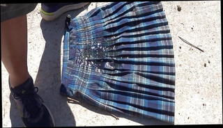 Video 1420391301: gay man pissing, skirt pissing, pissing school