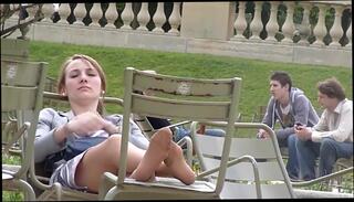 Video 947828904: sexy nylon feet, candid nylon feet, foot fetish, nylon hd