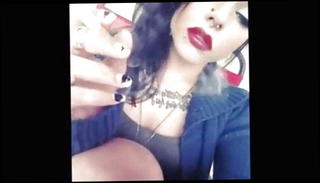 Video 1570259841: latex femdom bondage, latex goddess, caught bondage, caught straight, goddess queen, brunette goddess, emo bondage