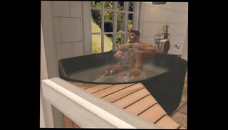 Video 1608991415: handsome hunk jerking, hunk cam, monster cock cumshot, catches jerking, bathroom jerk
