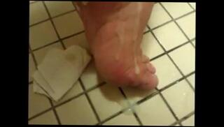 Video 66132101: gay porn foot, foot cum, horny foot, gay man foot, shower foot