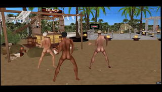 Video 1622573985: naked nude dance, naked beach, naked group