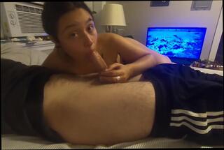 Video 1581720504: gagging sloppy deep throat, wet sloppy gagging, amateur brunette deep throat, handjob deep throating, deep throat hd