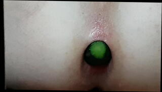 Video 756571985: anal cucumber play