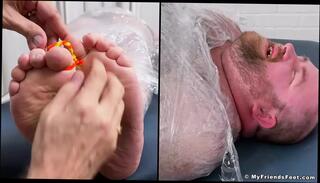 Video 1626252731: bdsm bondage fetish, chubby hairy daddy, gay feet fetish, bear chubby hairy fat, feet tickling, friends feet, feet hd