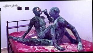 Video 1626085833: fetish girls latex, latex catsuit, amateur fetish couple, latex fisting, latex orgasm, latex handjob, catsuit blowjob, pussy eating fetish, latex play, female latex, latex man, fetish latin, babe, sex