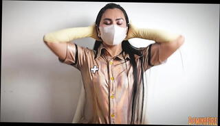 Video 1601938595: femdom latex fetish, latex fetish wear, latex nurse, medical latex