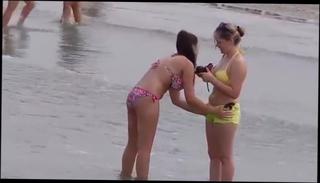 Video 1040896004: bikini beach girls, brunette fetish babe, big tits fetish, amateur fetish, pretty bikini