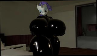 Video 1590204555: inflatable latex, latex solo, latex masturbation, furry masturbation, blowing