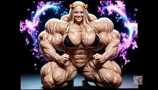 Video 1626136555: muscle fetish, giantess fetish, pump, fetish female, anime