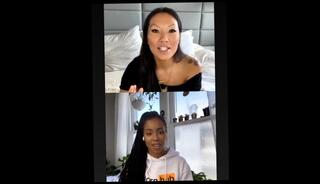 Video 1374707803: asa akira, kira noir, skinny pornstar, skinny tattooed, skinny japanese, pornstar behind, sex