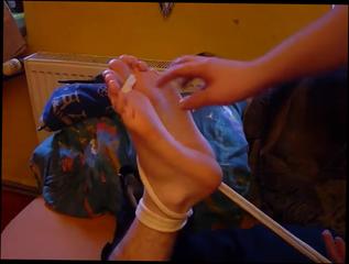 Video 1056543504: gay fetish, bare feet tickled, friend feet tickle