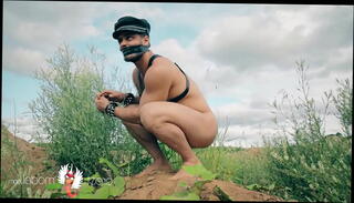 Video 637778245: gagging domination, solo domination, bdsm fetish, fetish gay masturbation, solo guy masturbating, gag penis, solo male masturbation, gay man fetish, bdsm handjob, outdoor bdsm, bearded gay