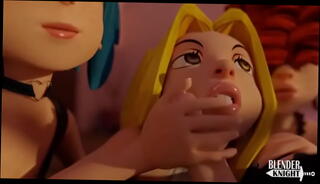 Video 1619843635: 3d threesome, 3d blowjob, sexy hot 3d, sister blowjob, hot young threesome