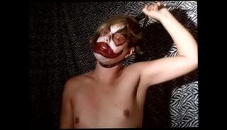Video 1435221803: whipping fetish, solo bondage, tranny solo trans, solo trans girl, solo tranny amateur, belt whipping