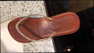 Video 1055205665: flip flops shoejob, handjob shoejob