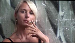 Video 1607038324: femdom smoking fetish, solo femdom, teen smoking fetish, solo outdoor teen, fetish blonde teen, solo teen female, femdom loving, teen smokes cigarette