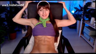 Video 1473134925: girl ripped, ripped muscle, ripped muscular, ripped hard, ripped female