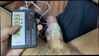 Video 1226218005: cock cage, cage gay, cock pee, electric cock