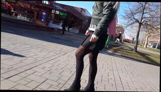 Video 1025668904: black pantyhose legs, hot black pantyhose, lingerie milf, milf stockings, milf hd