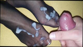 Video 1586553434: foot fetish compilation, foot fetish pov, nylon feet cumshot, amateur pov compilation, pov stocking foot, hd pov compilation