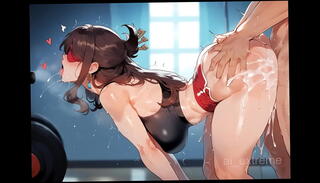 Video 1625801175: ass hentai, big ass hentai, big tits hentai, hentai gym