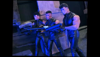 Video 1593976795: leather catsuit