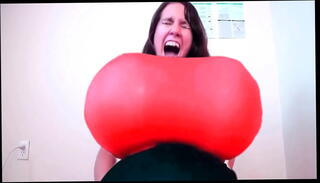 Video 1298205845: cum inflation, inflatable sex, belly inflation, belly expansion, pump