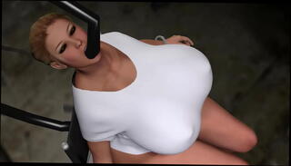 Video 1606588535: breast inflation, breast expansion, inflatable butt, belly inflation, inflator man