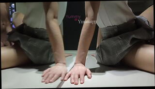 Video 1594343815: bukkake fetish, cum bukkake, sex bukkake, ass bukkake, uniform fetish, school bukkake