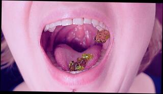 Video 1621716553: solo model, model nude, model pornstar, giantess vore, vore eating, mouth vore, eating fetish, solo sounding, models close, female model, tongued pornstar, vibe