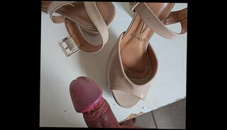 Video 1626562165: shoejob cumshot, high heels shoejob