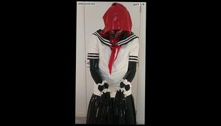 Video 1653436513: crossdresser femboy sissy, sissy femboy solo, fetish crossdresser sissy, sissy femboy amateur, sissy latex doll, sissy crossdresser dressed, amateur solo male, japanese schoolgirl uniform, schoolgirl skirt, long latex, latex corset
