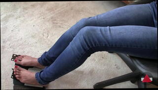 Video 1601814055: brandi foxx, feet foot fetish toes, barefoot foot fetish, feet red toes, toe pumps, nails foot fetish, bare feet