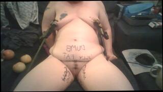 Video 1288004903: solo masturbation chubby bbw, chubby bbw slut, chubby bbw amateur, bbw toys solo, fetish solo masturbation, bdsm humiliation, solo female bbw, dirty talk solo masturbation, fetish whore slut, masturbation fetish hardcore, women humiliate, chubby tattooed slut, humiliated pussy, tits humiliation, self humiliation